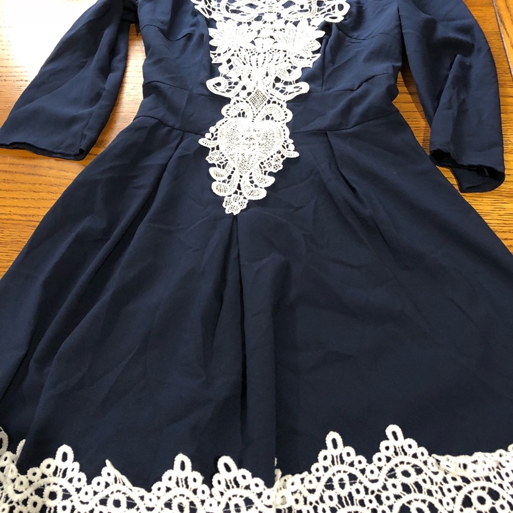 Navy blue dress
